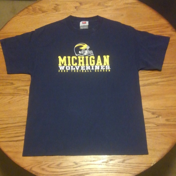 Nike Other - Nike 🔥 Vtg White Tag Michigan Wolverines Shirt Large NCAA College Football 🏈